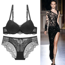 European and American lingerie suit sexy and comfortable full lace inner dress pants coalesse with beauty back adjustment less ladies bra suit