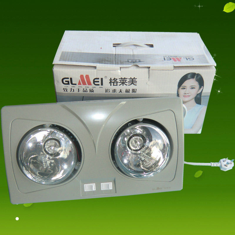 National All-plastic Two Light Wall-mounted Bath Bully Bench Bath Bully 2 Light Warmer Special Price