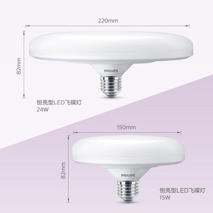 Flying saucer lamp LED light bulb energy-saving lamp E27 screw mouth ultra-bright domestic high power workshop lighting work safety lamp