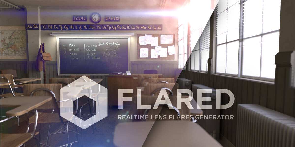 实时镜头眩光 光晕 光圈 耀斑 光影 Flared vfx - Blender插件-魔酷网