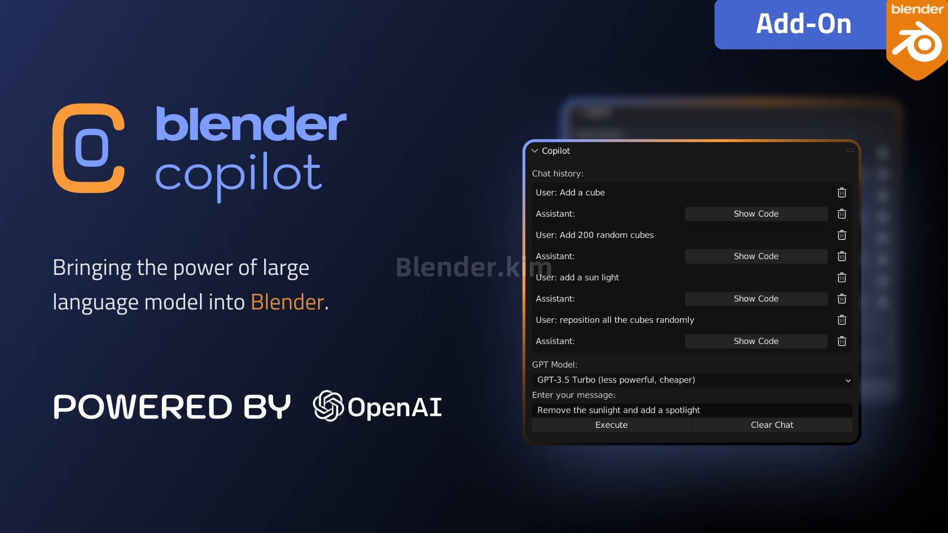 AI生成材质纹理插件 Blender Copilot - Blender插件-魔酷网