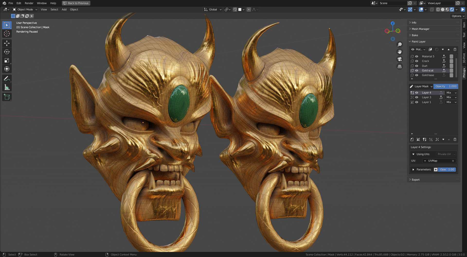 纹理绘制插件 Philogix Pbr Painter - Pro - Blender插件-魔酷网