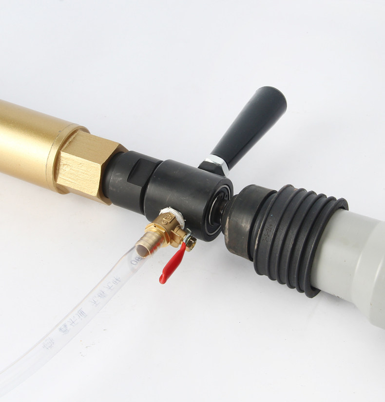 Вода установка 德国进口电锤钻转水钻转换头水钻加水电锤转秒变钻孔机转换接杆冲击