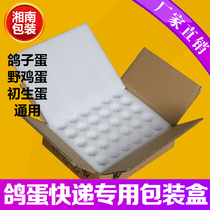 30 pieces of 60 pigeon egg packing box Pearl cotton newborn egg shockproof packing foam carton express special box