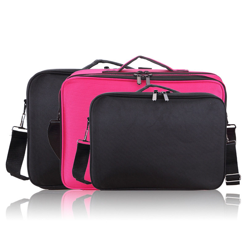 Professional partition storage large cosmetic bag makeup artist and makeup portable beauty tool kit tattoo embroidery tool box
