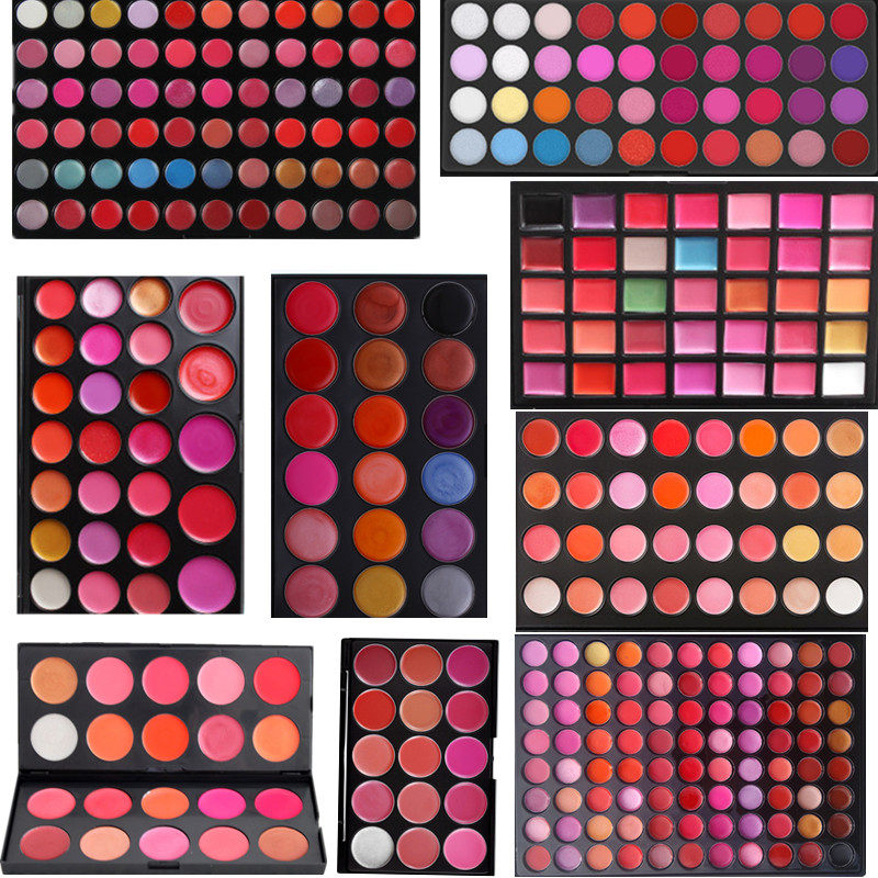 66 66 color 88 color 32 color 18 color nourishing multicolored mouth red disc color makeup pan film and TV styling 26 color lip color pan