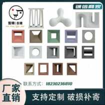 Alphabet brick three-dimensional photo studio foam ceramic brick cafe background wall hollow brick fireproof Internet celebrity hollow brick