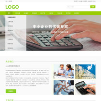 Financial bookkeeping tax return company template website enterprise finished fool building site WeChat Computer mobile website