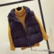 Áo vest nữ bằng vải nhung nữ mùa thu đông 2018 phiên bản ngắn mới của Hàn Quốc của áo vest nữ mùa đông gió đại học hoang dã thời trang nữ đẹp