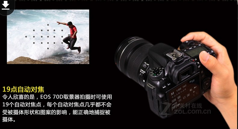 Canon EOS 70D kit độc lập HD chuyên nghiệp tầm trung SLR máy ảnh kỹ thuật số hoa dàn dựng