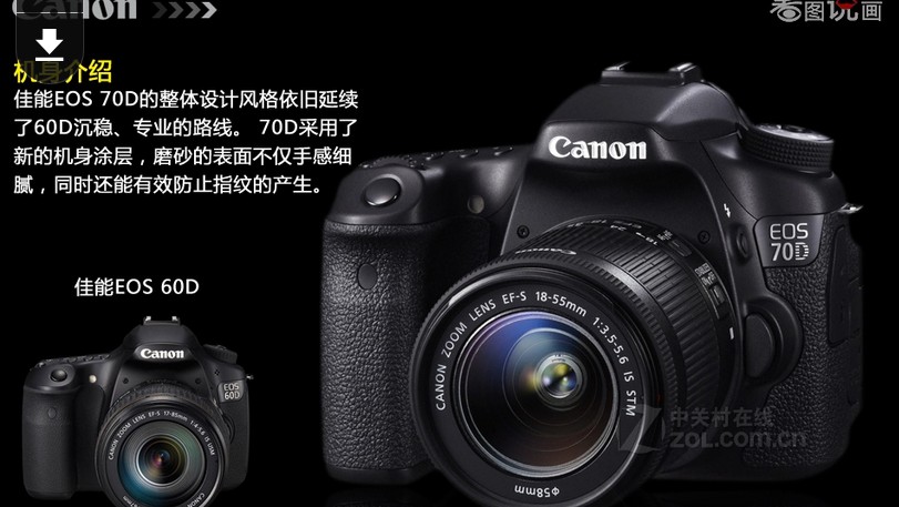 Canon EOS 70D kit độc lập HD chuyên nghiệp tầm trung SLR máy ảnh kỹ thuật số hoa dàn dựng