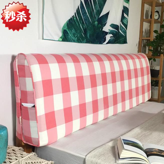 Túi trẻ em mềm tùy chỉnh giường lớn gối đầu giường lớn tatami đệm lưng ghế sofa đệm bọt biển chiều dài đầu giường - Trở lại đệm / Bolsters