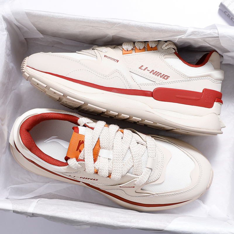 Li-Ning 001 Original V2 Casual Shoes Men's Shoes 2026 Spring New Technology Sports Shoes Square Round Breathable Shoes Li-Ning 001 Original V2 Casual Shoes Men's Shoes 2026 Spring New Technology Sports Shoes Square Round Breathable Shoes