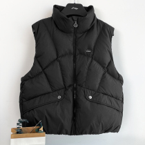 Li Ning Womens Down Vest 2023 Winter New Warm Vest Stand Collar Womens Down Vest AMRT018