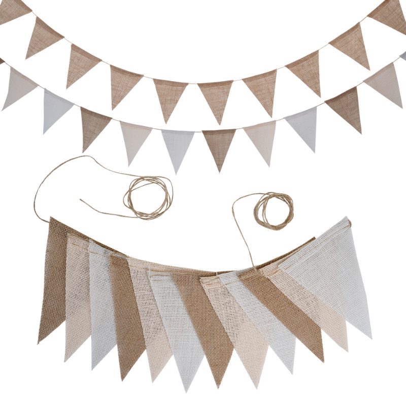 12 Pieces of Gradient Yellow Linen Triangular Flags, Wedding Supplies, Western-Style Wedding Decoration, String Flags, Birthday Hanging Flags 12 Pieces of Gradient Yellow Linen Triangular Flags, Wedding Supplies, Western-Style Wedding Decoration, String Flags, Birthday Hanging Flags
