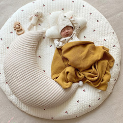 ins style Korean newborn nursing pillow removable and washable cotton moon hair ball pillow baby children's cushion pillow