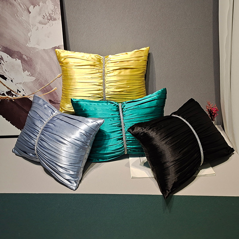 European waist pillow high-grade spinning long pillow neoclassical back bag post-modern pillow luxury cushion long waist pillow customized