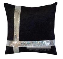 Neoclassical Pillow Eu Style Lavish Back Cushion Black Holding Ram Waist Pillow New