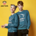 Paul Frank miệng lớn khỉ thể thao in áo len thời trang áo len nữ mùa thu mới áo thun đôi - Thể thao lông cừu / jumper sweater nam form rộng Thể thao lông cừu / jumper