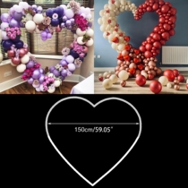 150cm DIY Heart-Shaped Balò Stand Arch Balò Holder