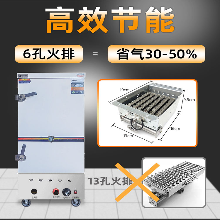 Engineering liquefied coal gas steam rice cooker commercial energy-saving steamer gas steamed bread rice machine can be customized