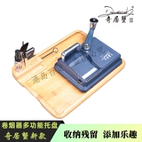 [Qiju Crab] Новый многофункциональный глупый сигаретный сигаретный сигаретный подушка кампания Camer Tea Disk Bamboo и деревянный чайный диск чай