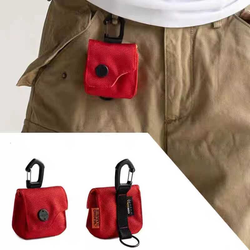 Flechazo Mini Q4039 Earphone Case Chinese Red Apple Coin Purse Quick Release Magnetic Buckle Key Case Flechazo Mini Q4039 Earphone Case Chinese Red Apple Coin Purse Quick Release Magnetic Buckle Key Case