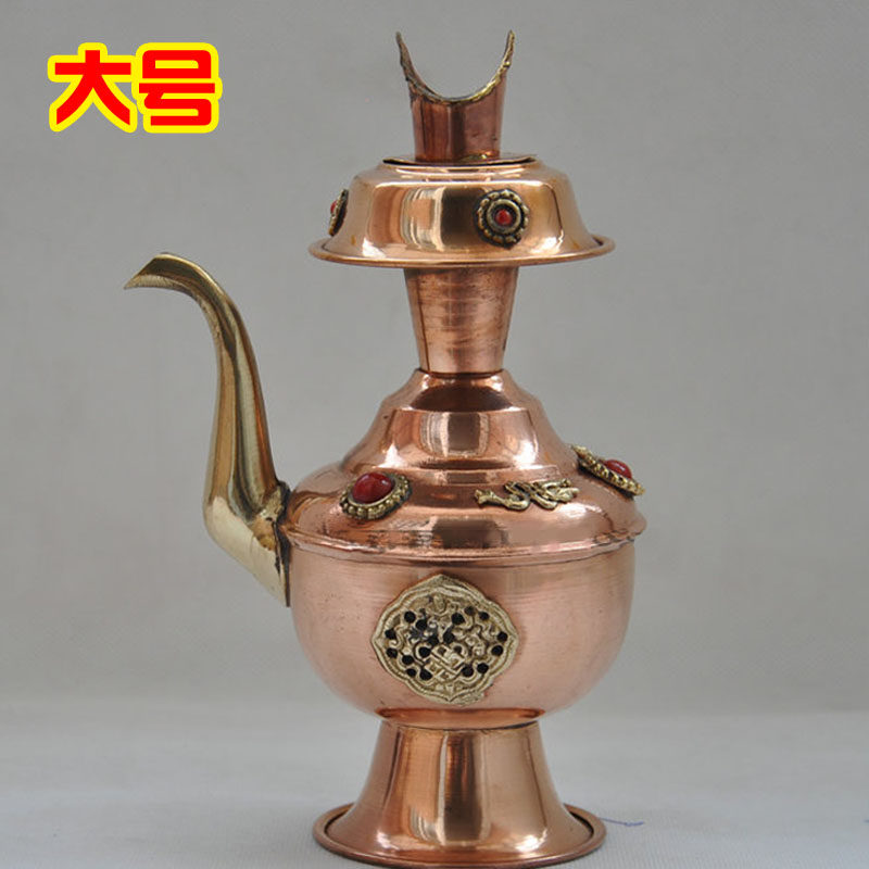 Import of Nepalese red copper Veneba jug water purifying bottle for the pot, bar the pot, bar-Taobao
