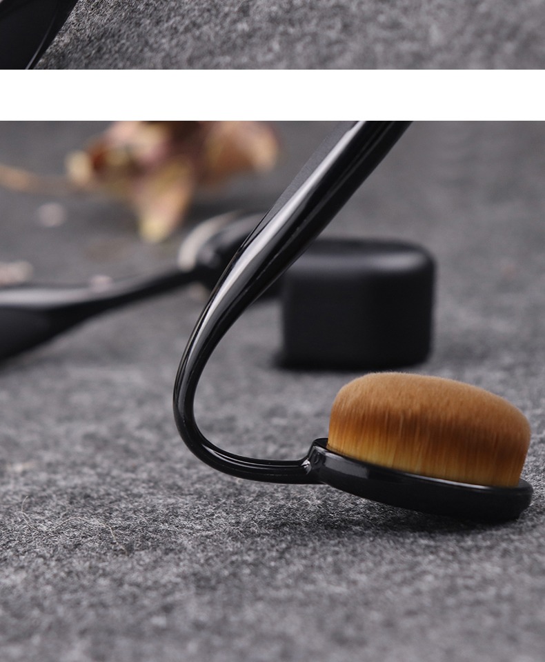 Piano Makeup Brush Foundation Brush BB Cream Brush Foundation Brush Bàn chải đánh răng Hình dạng Không ăn bột Công cụ làm đẹp di động - Các công cụ làm đẹp khác miếng dán mí mắt