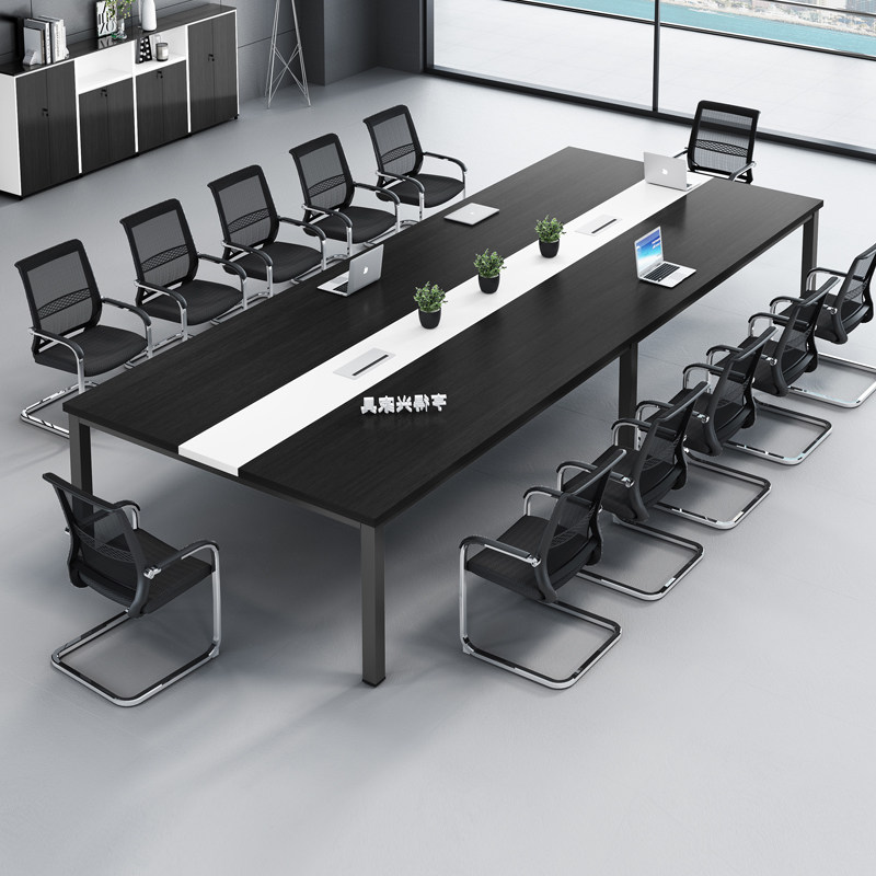 Conference Table Long Table Brief Modern Negotiation Table And Chairs Composition Office Training Table Reception Desk Big Small Long Bar Table
