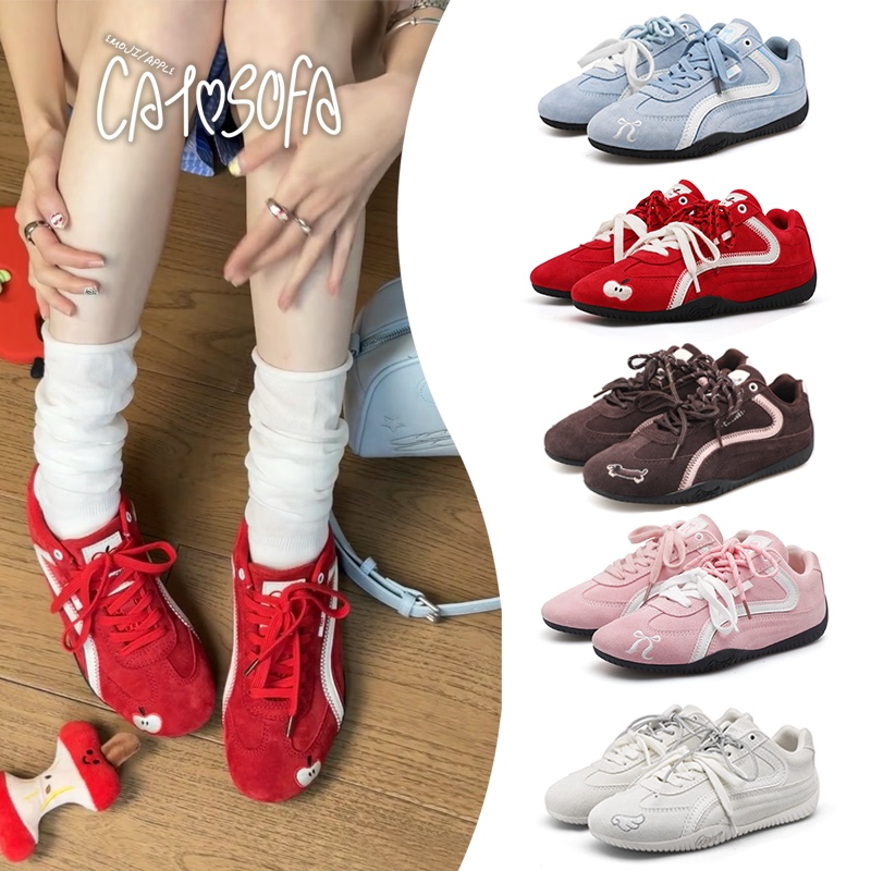 Cat and Sofa (Collection of All Colors of Emoji-Lab Series Racing Shoes) Couple's Thin-Soled German Training Shoes