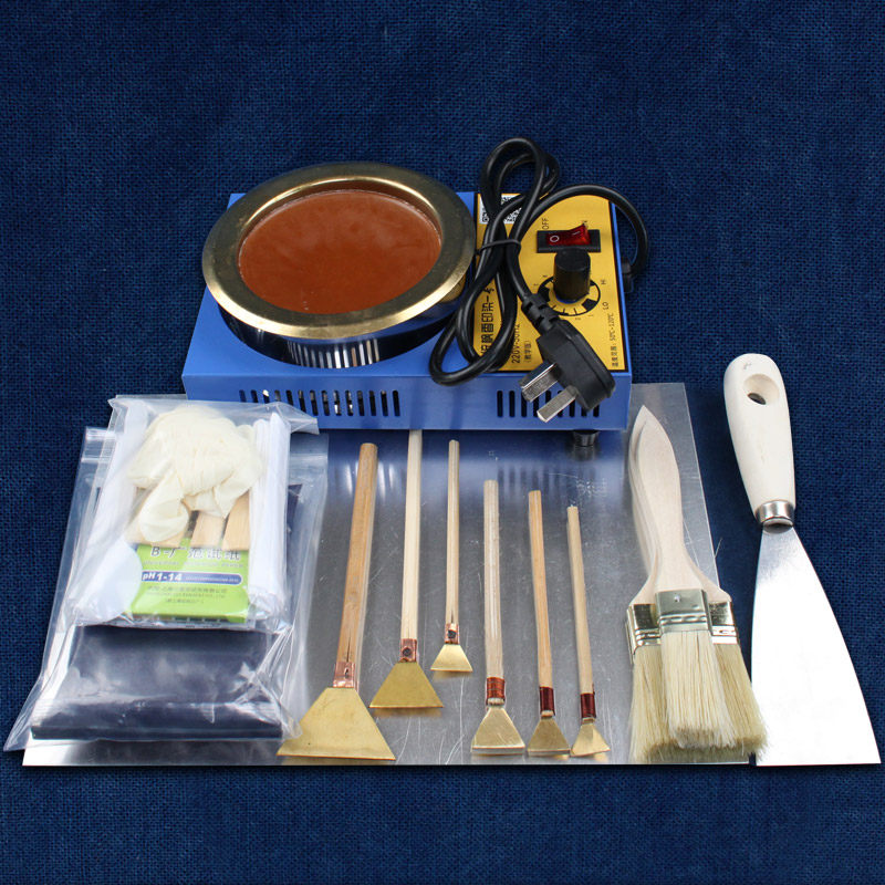 Guizhou Miao handmade batik diy tool material pack set wax knife melt wax indigo powder dye set