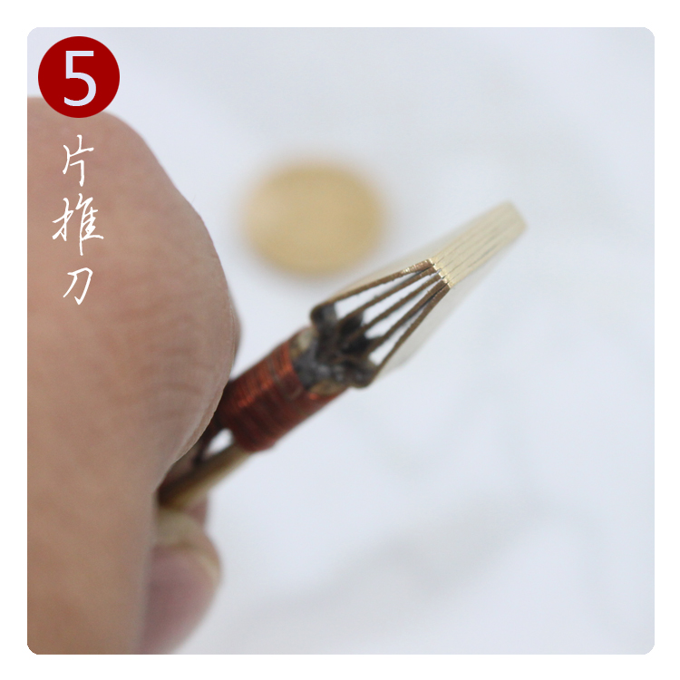 Miao Buyi handmade 5 pieces of push knife batik DIY learning special tool for linear painting special wax knife