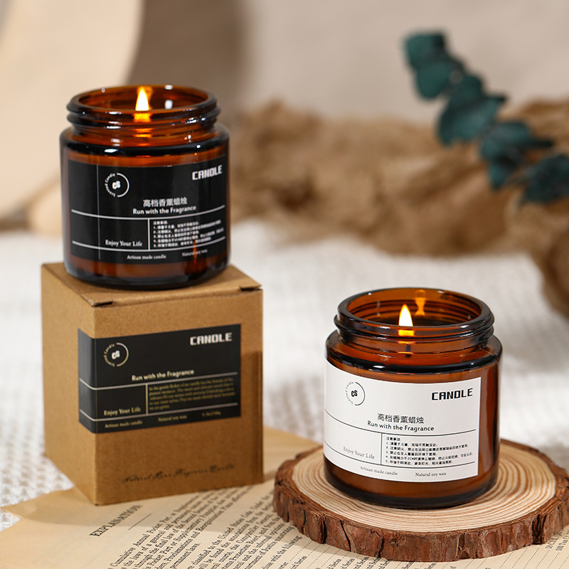 Misty Lemongrass Scented Candle Forest Lavender Patchouli Coffee Lemon Verbena Lime Basil and Citrus