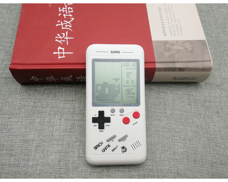 Màn hình lớn Tetris cổ điển trẻ em cũ của đồ chơi giáo dục cầm tay game console 90 sau khi hoài cổ lòng bàn tay máy chơi game cầm tay sup