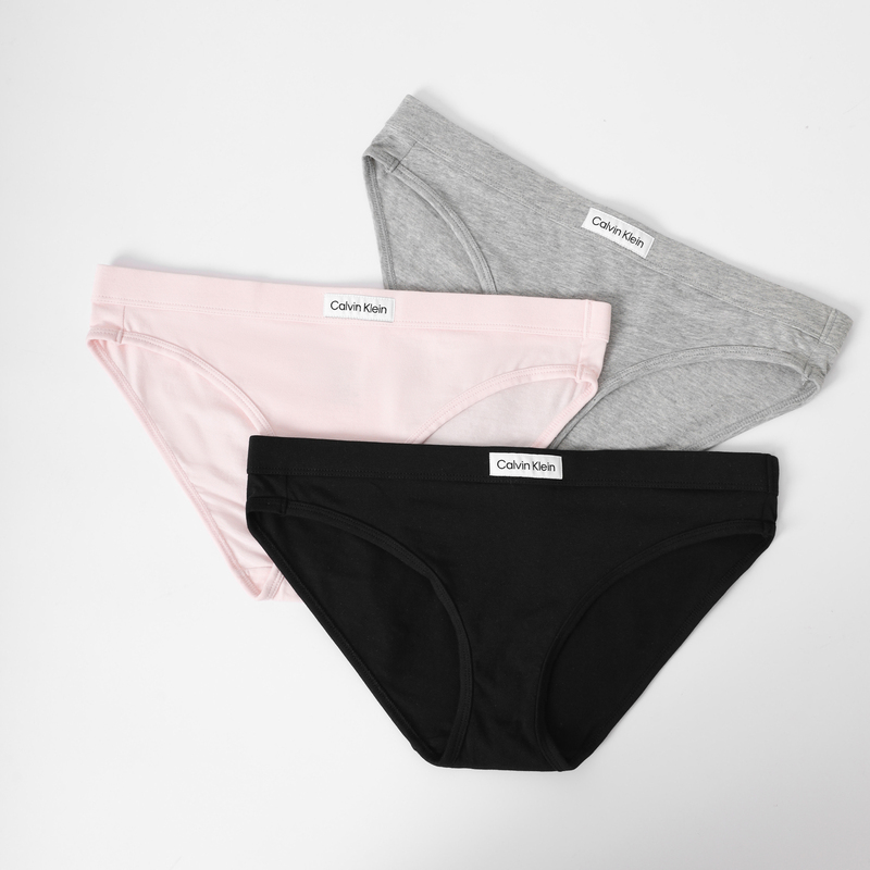 Special Clearance Sale Ck Comfortable and Breathable Fabric Label Sexy Women's Bikini Cotton Briefs 3-Pack Qp3129O