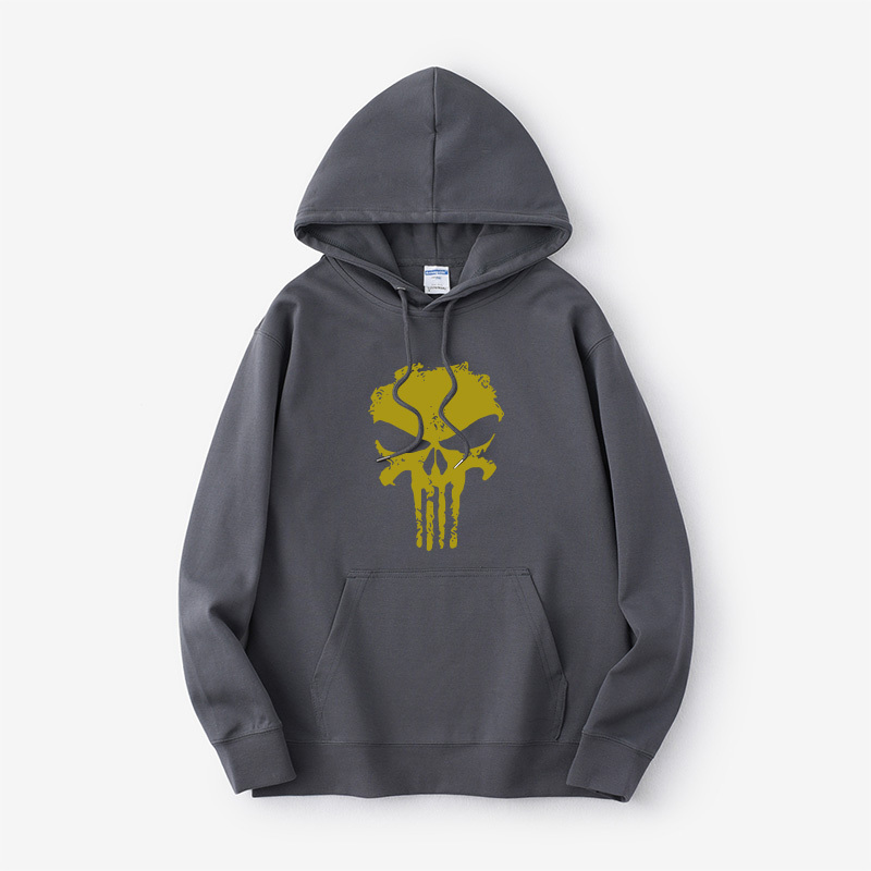American Tv Series the Punisher Punisher Casual Wear Student Sweatshirt Hoodie Base Layer Clothing Set