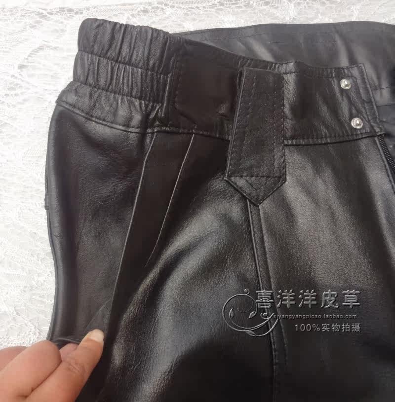 Pantalon cuir homme droit pour hiver - Ref 1476688 Image 23