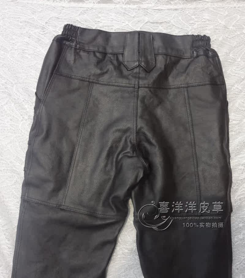 Pantalon cuir homme droit pour hiver - Ref 1476688 Image 30