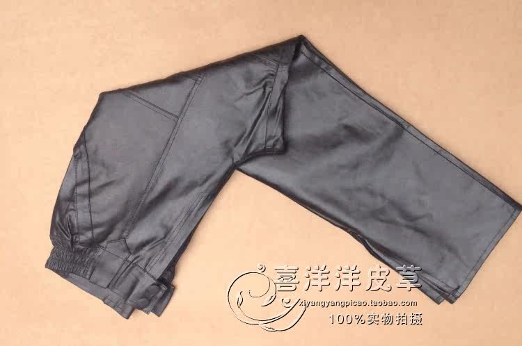 Pantalon cuir homme droit pour hiver - Ref 1476688 Image 11