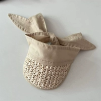 Хаки соломенная шляпа