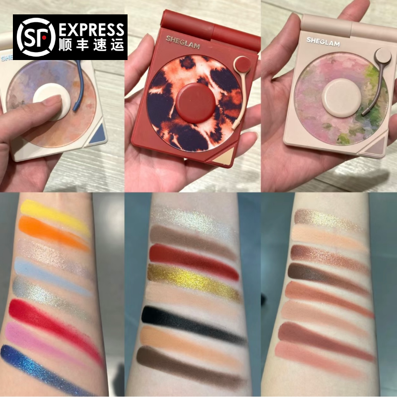 Малый запас! Американский SHEGLAM Record Eye Shadow Rose Sonata/Me Crazy/Sunkissed