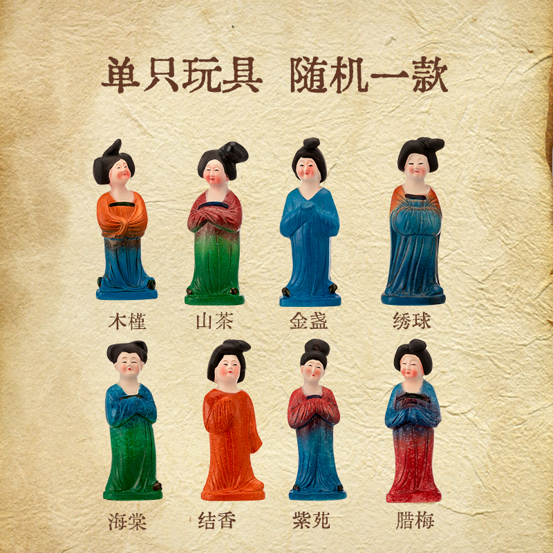 MINISO 名创优品 国色天香侍女系列 国潮考古玩具盲盒 双重优惠折后￥29.91包邮