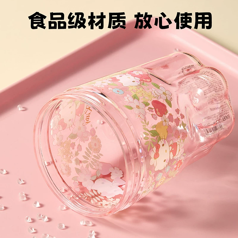 Sanrio, соломинка, милая качественная смесь палочки со стеклом