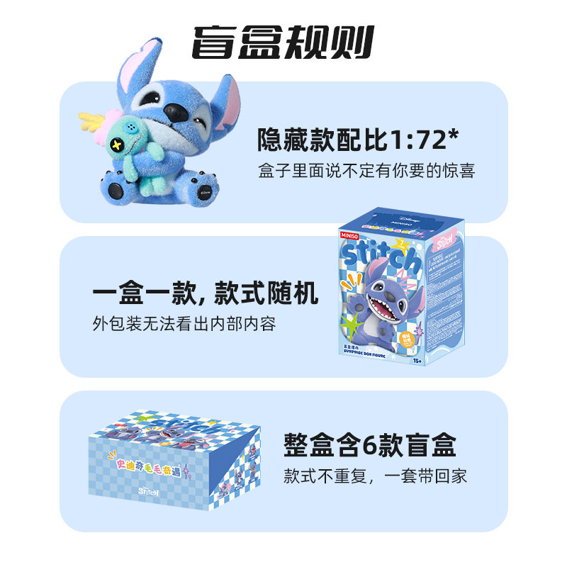 MINISO Disney Stitch adventure Series Blind Box Figure Toy Gift | eBay