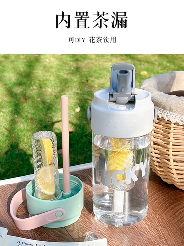 Высококачественный вместительный и большой стакан со стаканом, пластиковая кофейная чайная чашка, 2023