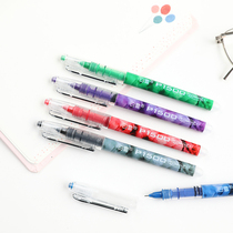 Japanese stationery Joker needle gel pen quick-drying ball pen Student Music color water pen 0 5mm white snow P1500