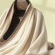 Summer Office Air-Conditioned Room Shawl Neck and Shoulder Protector Women's Knitted Triangular Cashmere Scarf Spring and Autumn Outerwear for Cheongsam