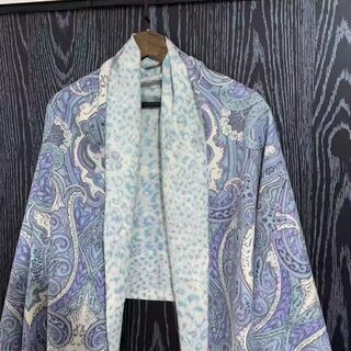 [Opening Broadcast Fan Benefits] Autumn Sheep Wool Scarf Cashew Flower Travel Photo Air-Conditioned Room Shawl Winter Warmth