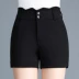 Mùa thu eo cao kích thước lớn co giãn lỏng sen mỏng lá sen trung niên phù hợp với quần short mở quần mẹ quần đùi nữ đẹp Quần short